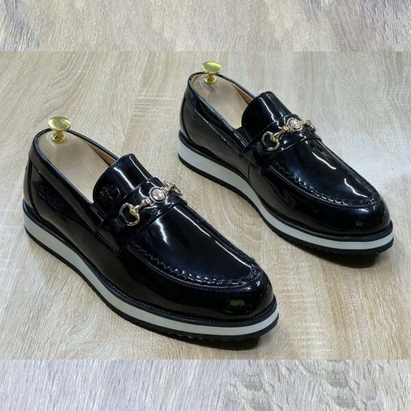 Mocassins homme vernis à mors – Image 3